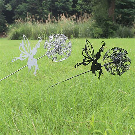 dandelion wall art metal|metal garden fairies with dandelions.